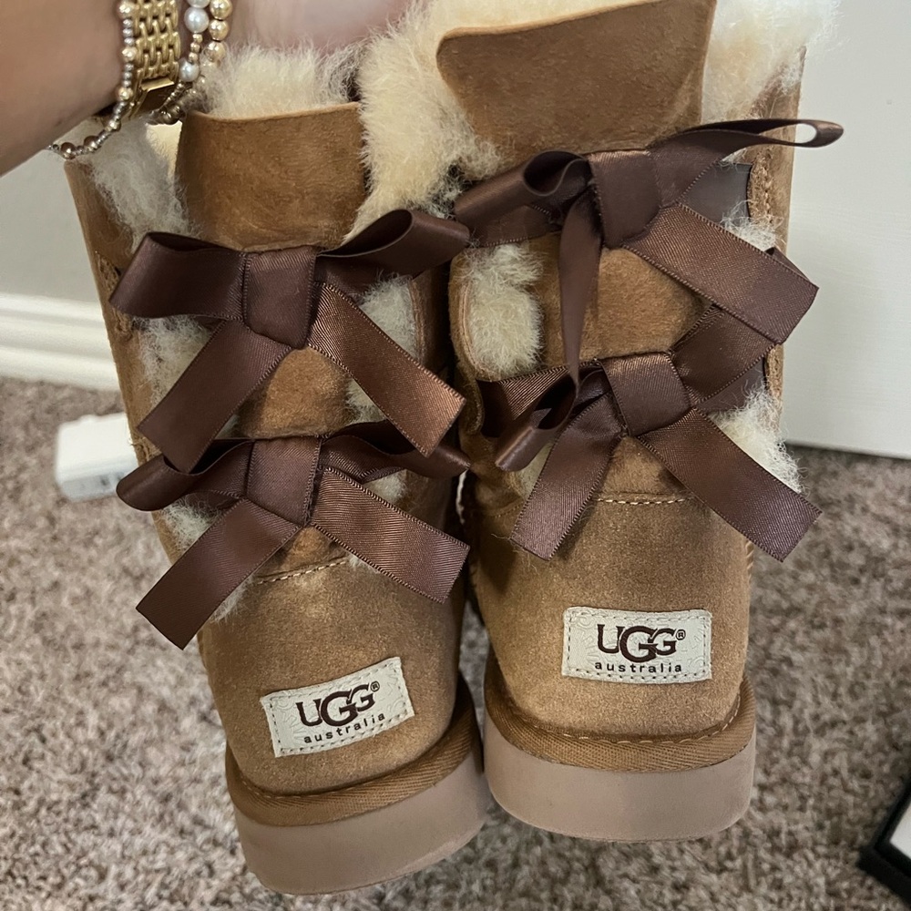 Ugg Cream Sheepskin Lined Footwear